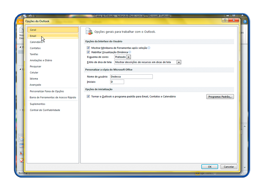 Inserir Assinatura Microsoft Outlook 2010 Task Wiki 5573