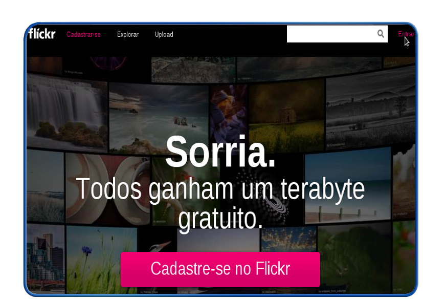 Flickr não poderá ser acessado via Facebook ou Google